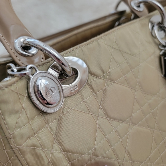 Small Cannage Nylon Lady Dior - Picture 2 of 15